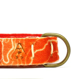 skinsbelts Marta Lotti Dog Collar orange 02 | contourskins.com